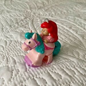 Klip Klop Little People Princess Ariel Little Mermaid Disney Fisher Price Horse